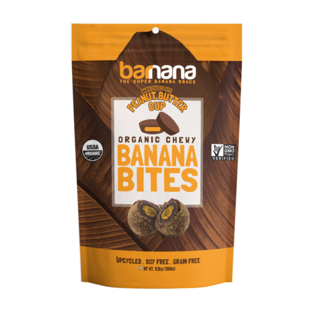 BARNANA Peanut Butter Cup Banana Bites 3.5 oz., PK12 581